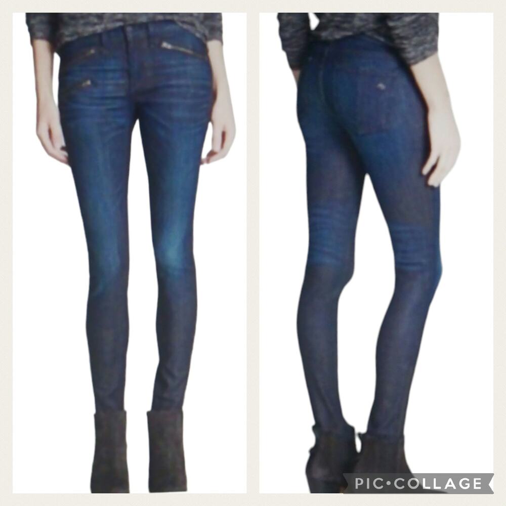 Rag & Bone Kensington Skinny Destroyed Knees Jeans Size 26  J597